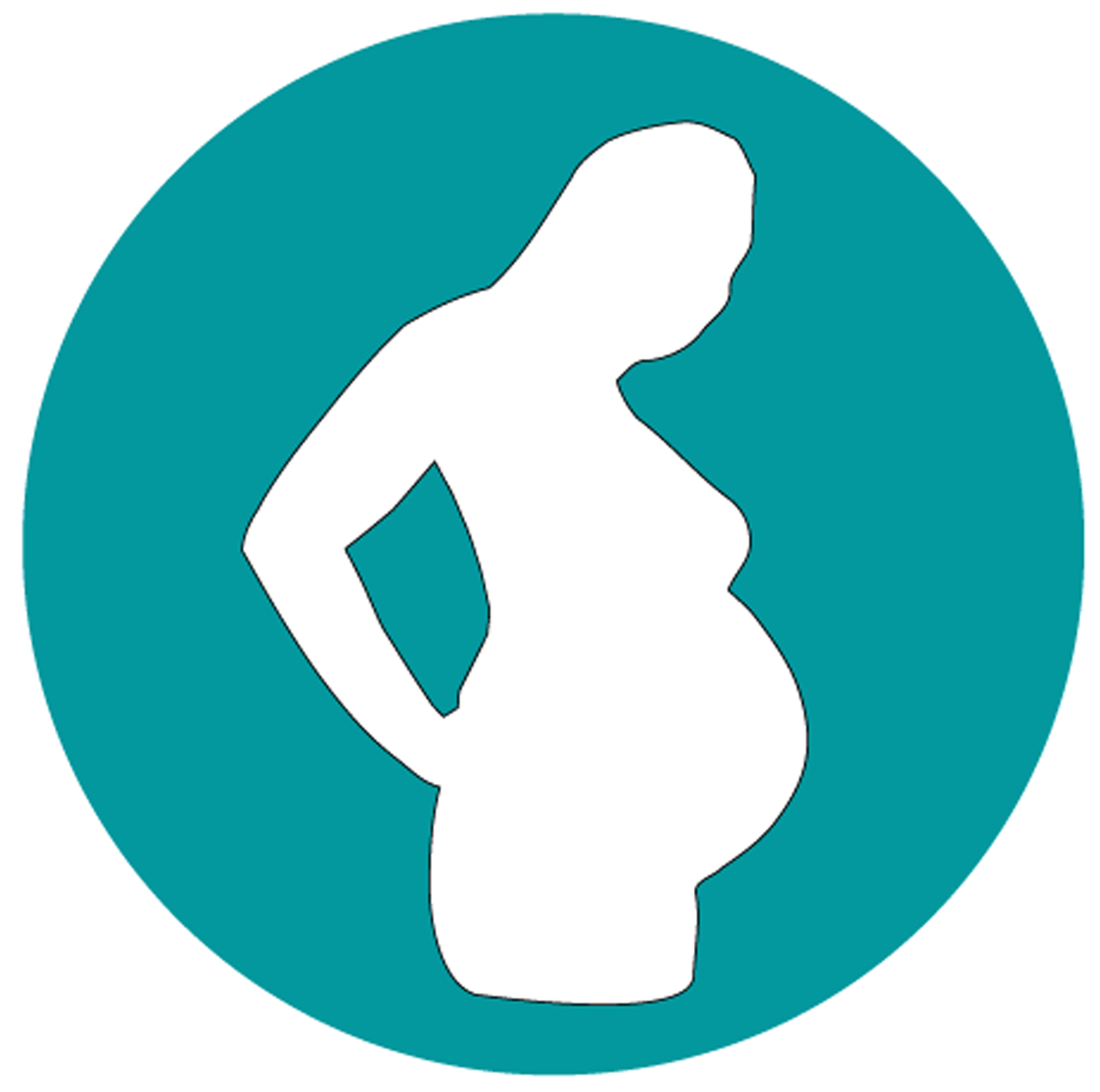 grafika, kobieta w ciąży