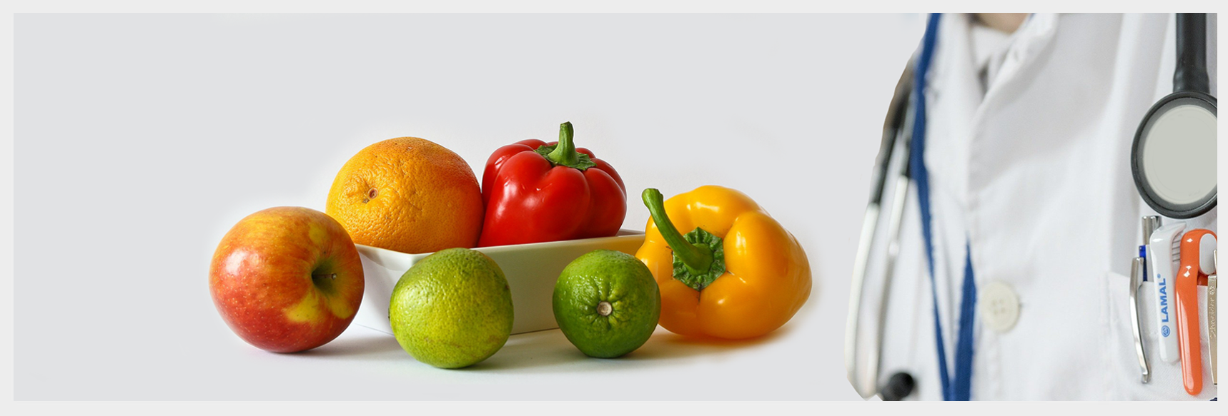 zestaw owoców i warzyw polecany przez lekarza