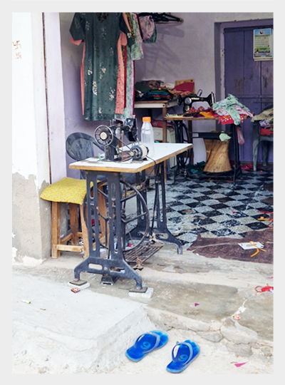 Pracownia krawiecka w Mandawie w Indiach