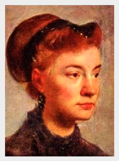 Portret Marii Zakrzewskiej z 1860 roku 