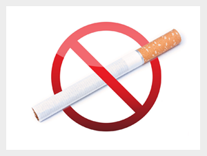 Znak zakazu dla papierosa